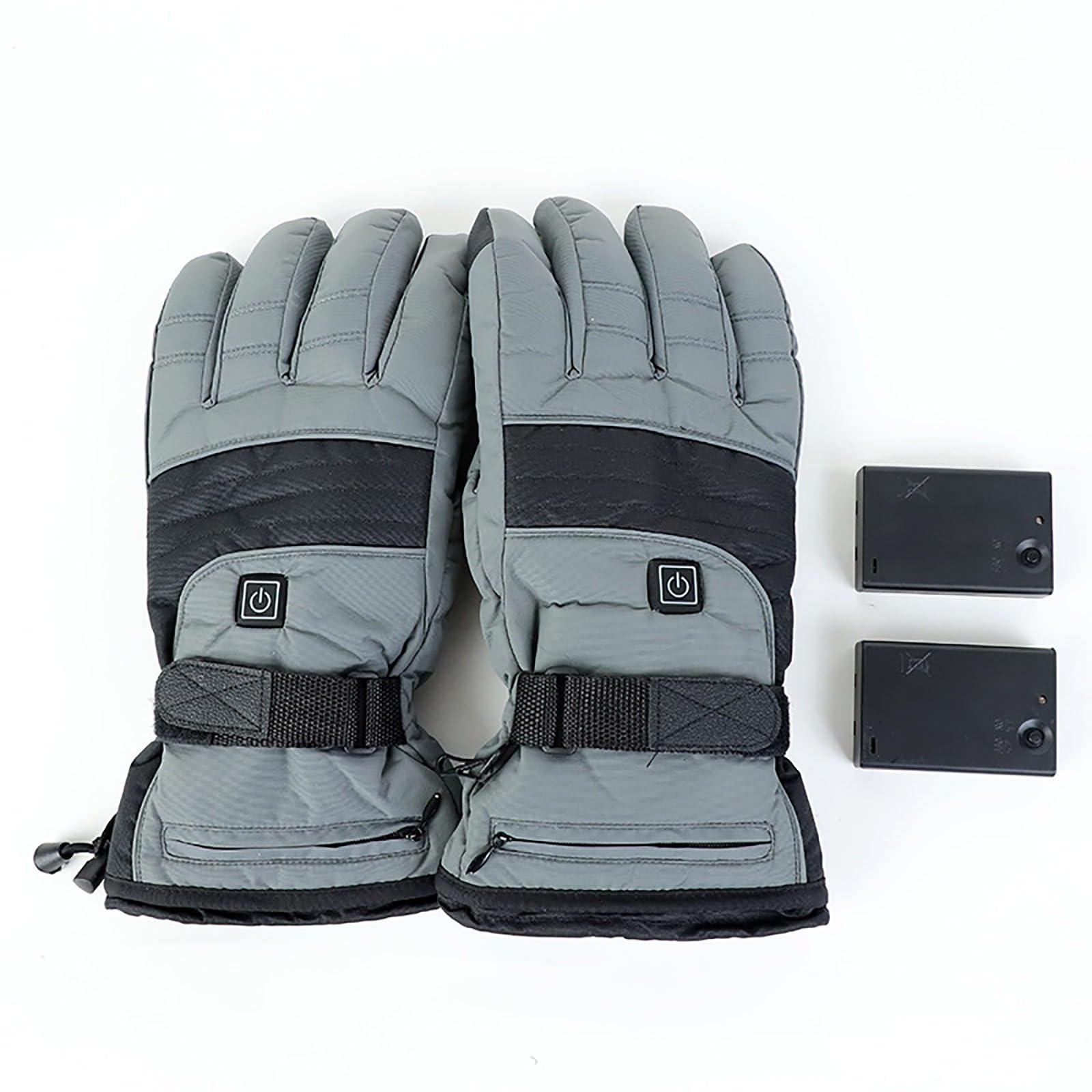 YANFJHV Hand Für Männer Heizung Für Winter Angeln Batterie Beheizte Schnee Handschuhe Handschuhe Jagd Wiederaufladbare Radfahren Reiten Wärmer Elektrische Fäustlinge SKi Motorrad (Mint Green, L) von YANFJHV