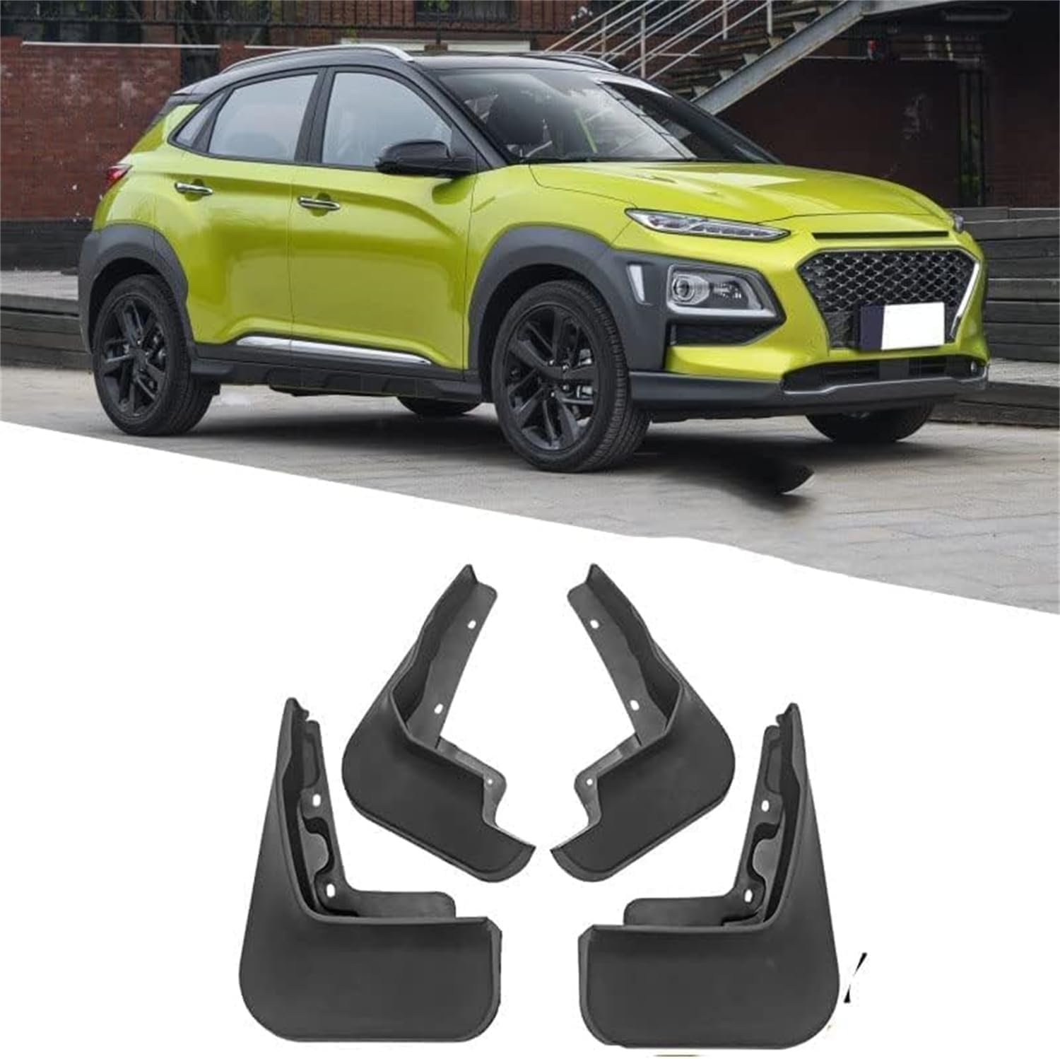 Kotflügel Für Hyundai Encino 2016-2021, Schmutzfänger Spritzschutz Vorder- und Hinterräder Kotflügel Auto von YANGCP