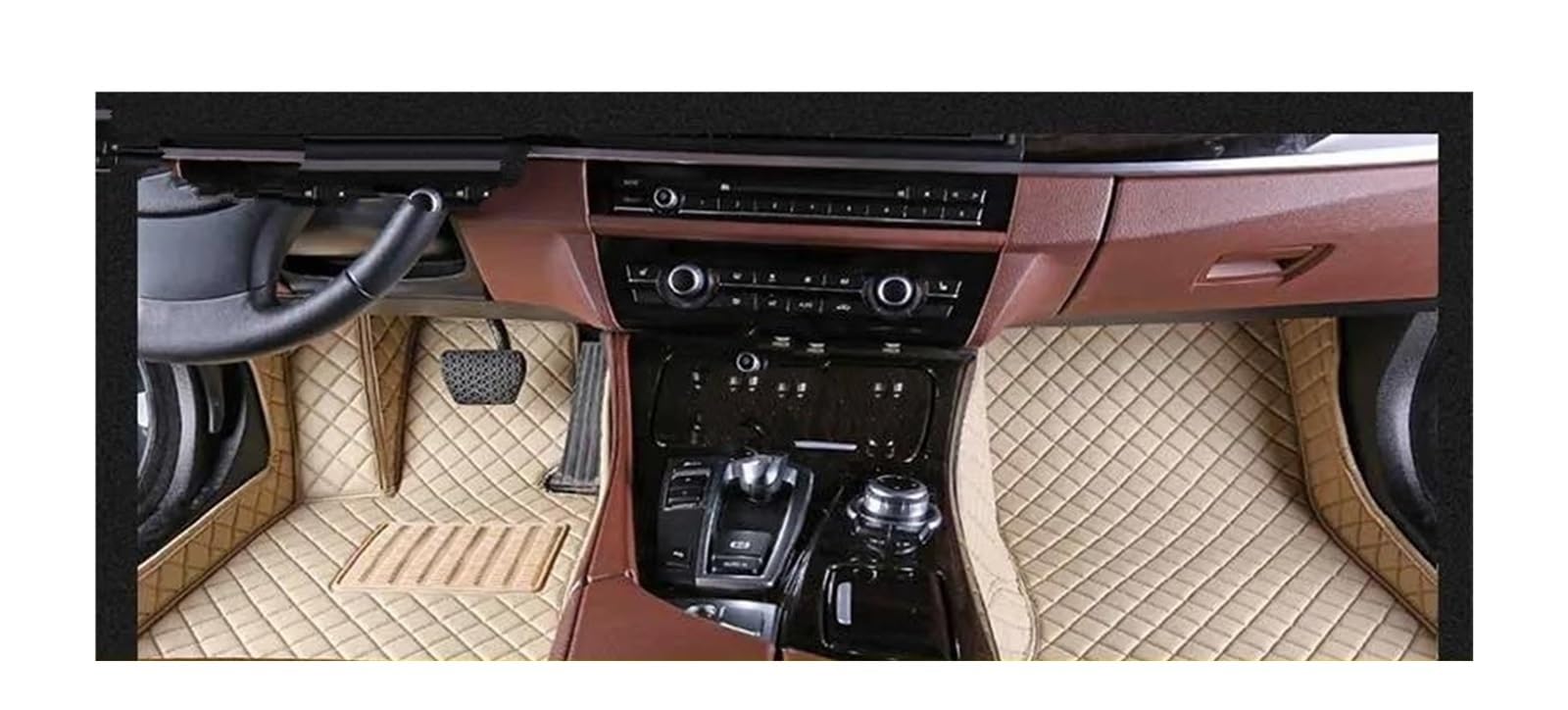 Automatte Passend Für A5 Für Coupe 2 Türen 2007 2008 2009 2010 2011-2023 Auto Custom Car Fußmatten Teppiche Fuß Coche Zubehör Auto Fußmatten(Beige,2017-2023 2Doors) von YANGTINGTING