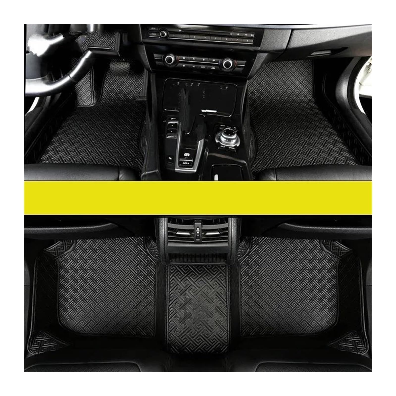 Automatte Passend Für Ford Für Edge 2006 2007 2008 2009 2010 2011 2012 2013-2023 Custom Car Fußmatten Auto Teppiche Fuß Coche Zubehör Auto Fußmatten(Schwarz,2015-2019) von YANGTINGTING