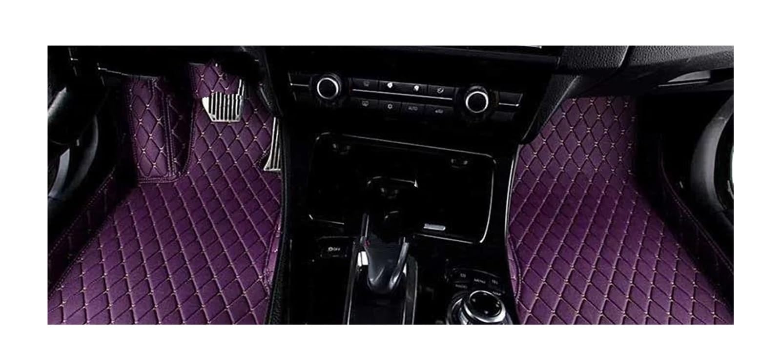 Automatte Passend Für Hummer Für H3 Auto Custom Car Fußmatten Teppiche Fuß Coche Zubehör Auto Fußmatten(Purple) von YANGTINGTING