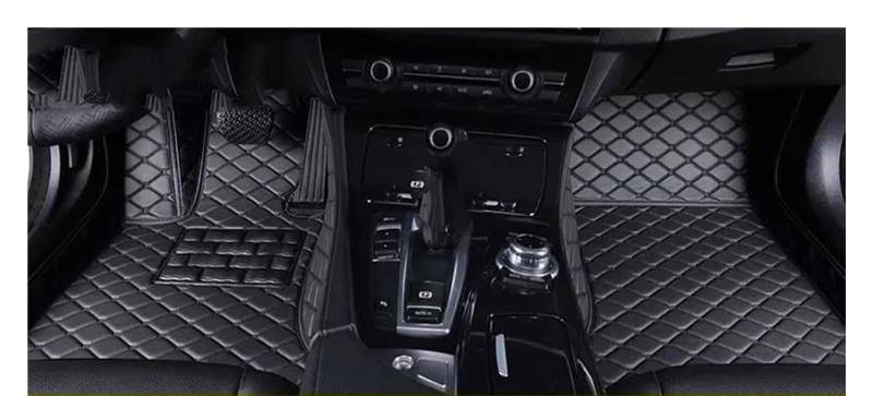 Automatte Passend Für Isuzu Für D-MAX 2012 2013 2014 2015 2016 2017 2018 2019 2020 2021 2022 Für DMAX Custom Car Fußmatten Auto Teppiche Fuß Coche Zubehör Auto Fußmatten(All Black,2012-2022) von YANGTINGTING