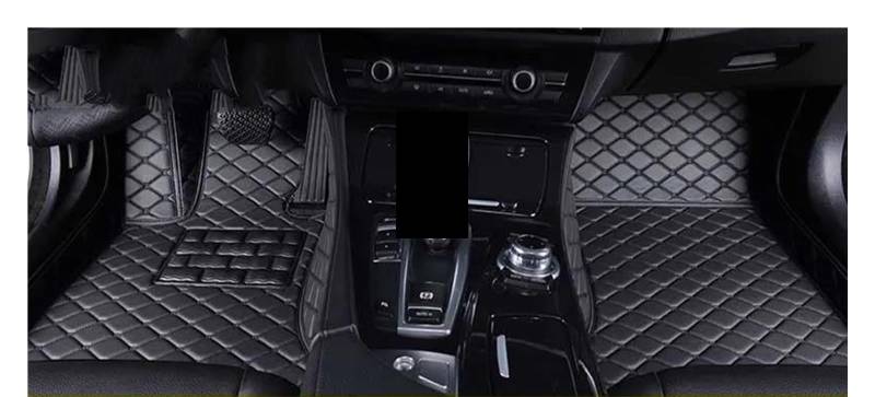 Automatte Passend Für VW Für GOL Custom Car Fußmatten Auto Teppiche Fuß Coche Zubehör Auto Fußmatten(All Black) von YANGTINGTING