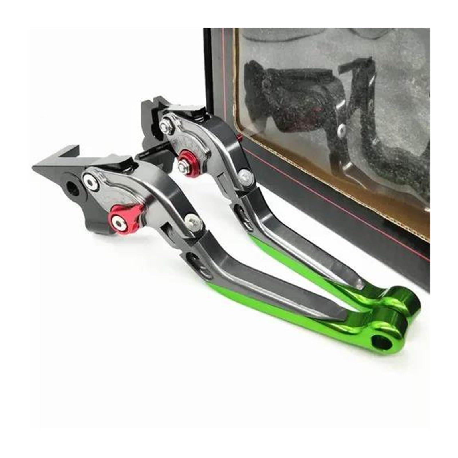 Bremshebel Für Benda Rock 250 Motorrad Für Benda Rock 300 Zubehör Einstellbare Erweiterbar Folding Brems Kupplung Hebel Griff Grip Kupplungshebel Motorrad(7) von YANGTINGTING