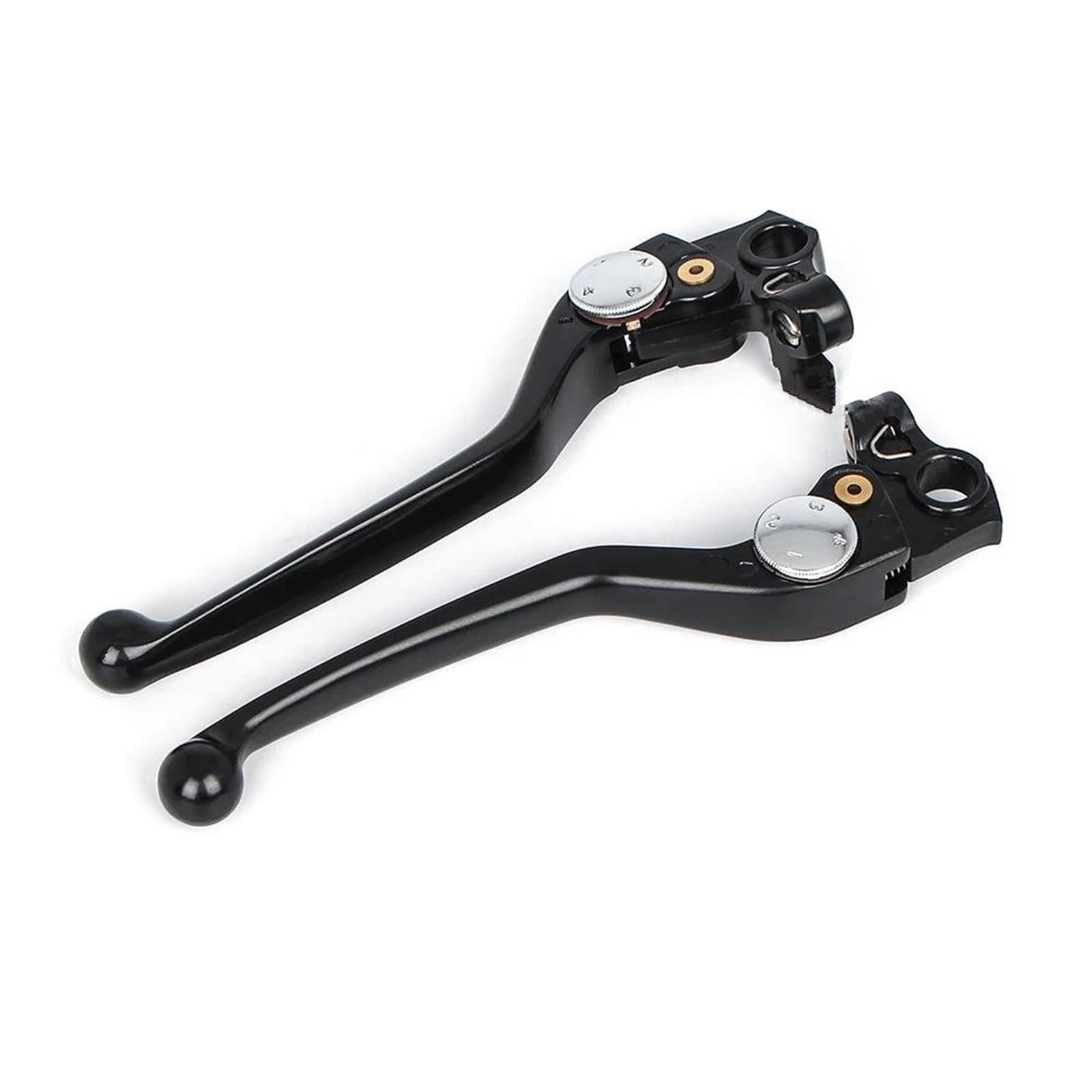 Bremshebel Für Ducati Monster 659 696 795 796 Steuergriffe Motorradzubehör Motorrad Vorne Bremshebel Kupplung Griff Teil Kupplungshebel Motorrad(A Set) von YANGTINGTING