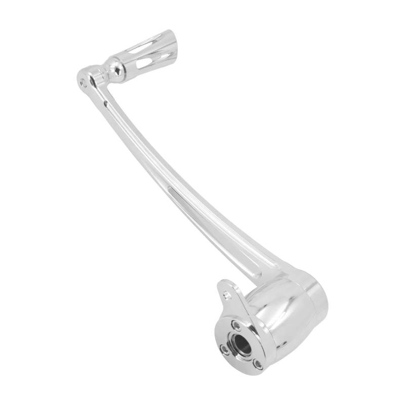 Bremshebel Für Heritage Softail Fat Boy Slim FLSTF FLS FLSTC 2000-2017 Chrom Motorrad CNC Bremshebel Pedal Kit Shifter Peg Kupplungshebel Motorrad von YANGTINGTING