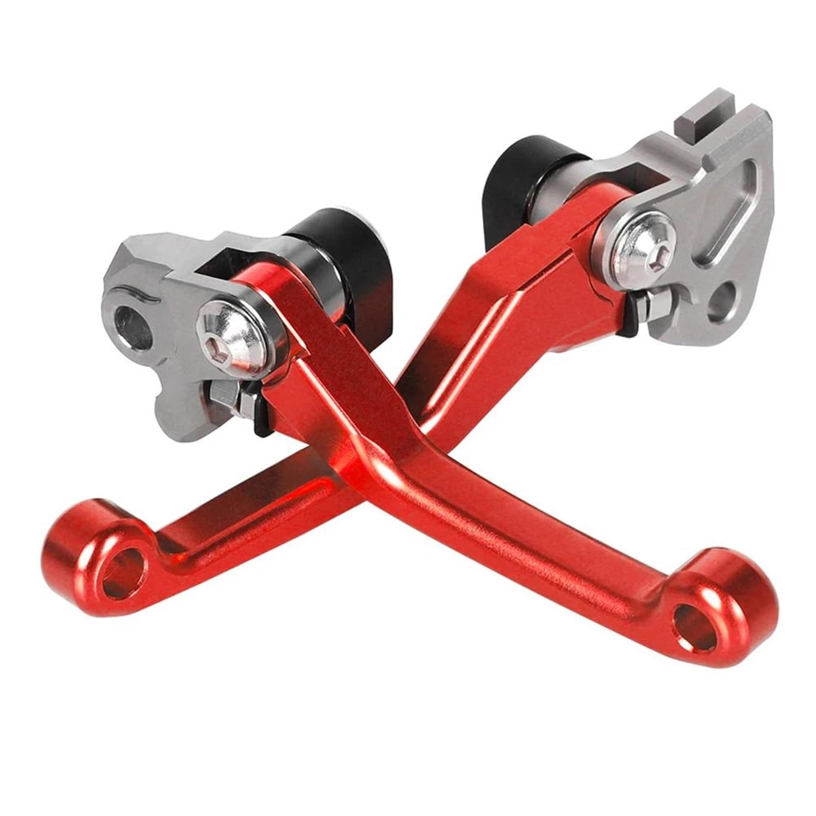 Bremshebel Für Suzuki RM85 RM 85 2005-2015 2013 2012 2011 2014 Motocross Pivot Bremse Kupplung Hebel Dirt Bike Griff Hand Grip Lenker Kupplungshebel Motorrad(Red) von YANGTINGTING