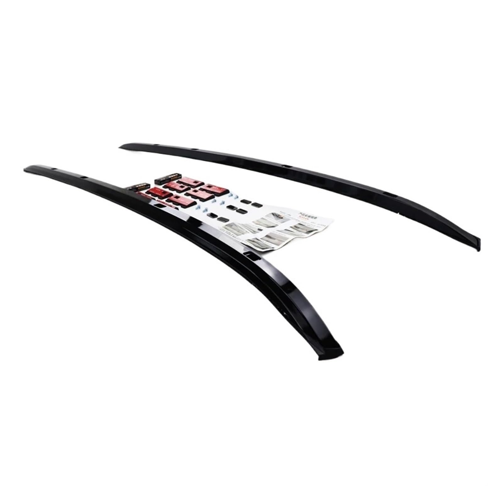 Dach Rack Gepäck Für Nissan Für X-Trail Für Rogue T33 2021 2022 2023 2024 2025 OEM Stil Dach Gepäck Bar Dach Rack Schiene Aluminium Legierung Racks Träger Auto(Black Color) von YANGTINGTING