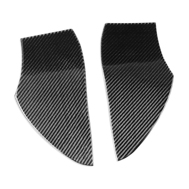 Interieur Dekor Zierleiste Für Benz Für CLS Für C219 2004-2009 Carbon Fiber Front Türen Slot Riss Aufkleber Auto Innen Dekorative Aufkleber Mittelkonsole Dekor(Schwarz) von YANGTINGTING