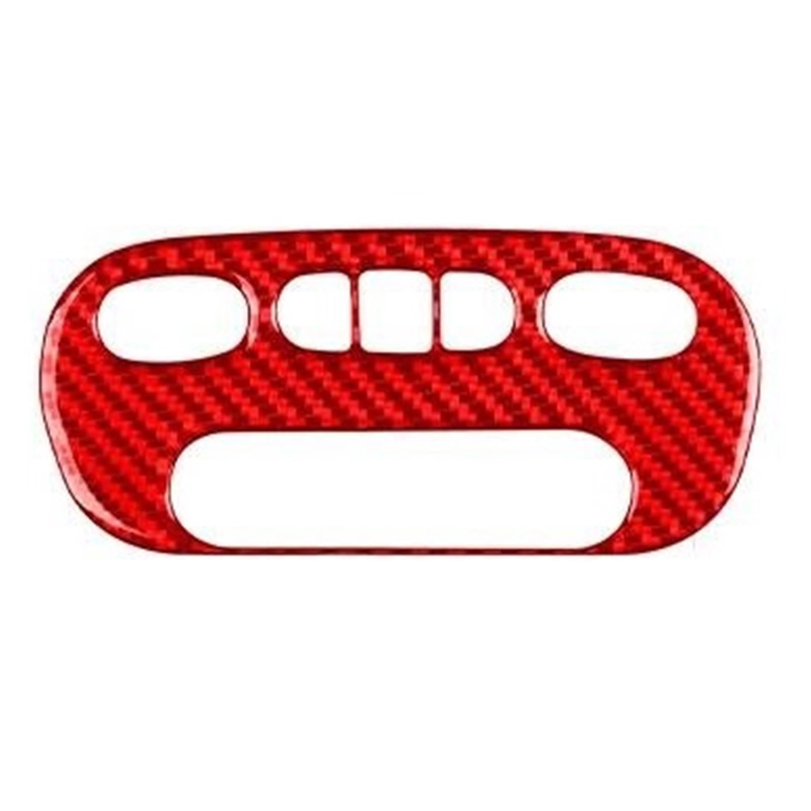 Interieur Dekor Zierleiste Für Chevrolet Für Impala 2000-2004 Carbon Fiber Scheinwerfer Schalter Taste Panel Auto Innen Dekorative Aufkleber Mittelkonsole Dekor(Red,1) von YANGTINGTING