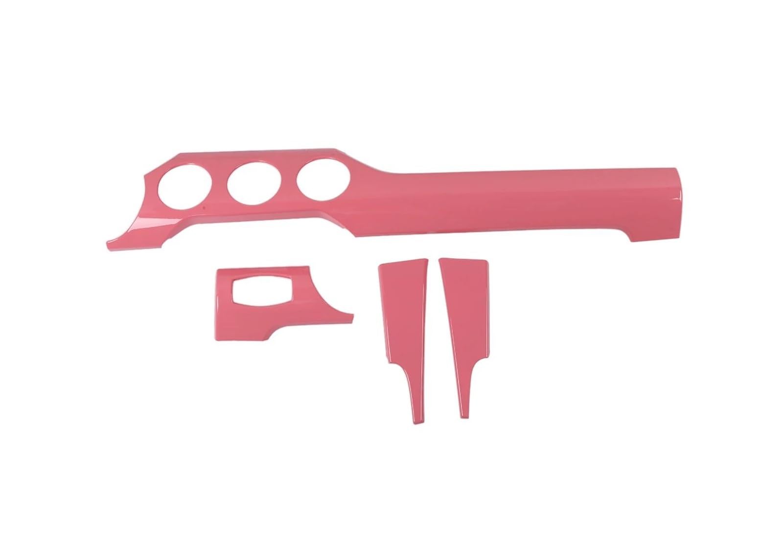 Interieur Dekor Zierleiste Für Ford Für Mustang 2015-2022 Center Console Dashboard Dekoration Abdeckung Trim Aufkleber Auto Innen Zubehör Mittelkonsole Dekor(Pink) von YANGTINGTING