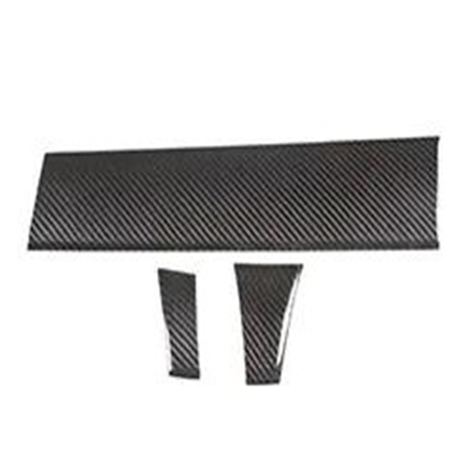 Interieur Dekor Zierleiste Für Für Macan 2014-2021 Center Console Dashboard Abdeckung Dekoration Air Vent Rahmen Trim Carbon Faser Aufkleber Mittelkonsole Dekor(14-17 Carbon Black) von YANGTINGTING