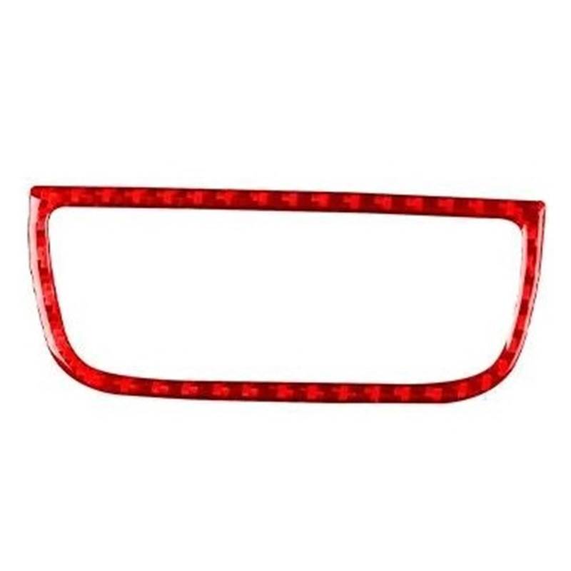 Interieur Dekor Zierleiste Für Hyundai Für Veloster 2011-2017 Carbon Fiber Scheinwerfer Schalter Panel Trim Auto Innen Dekorative Aufkleber Mittelkonsole Dekor(Red) von YANGTINGTING