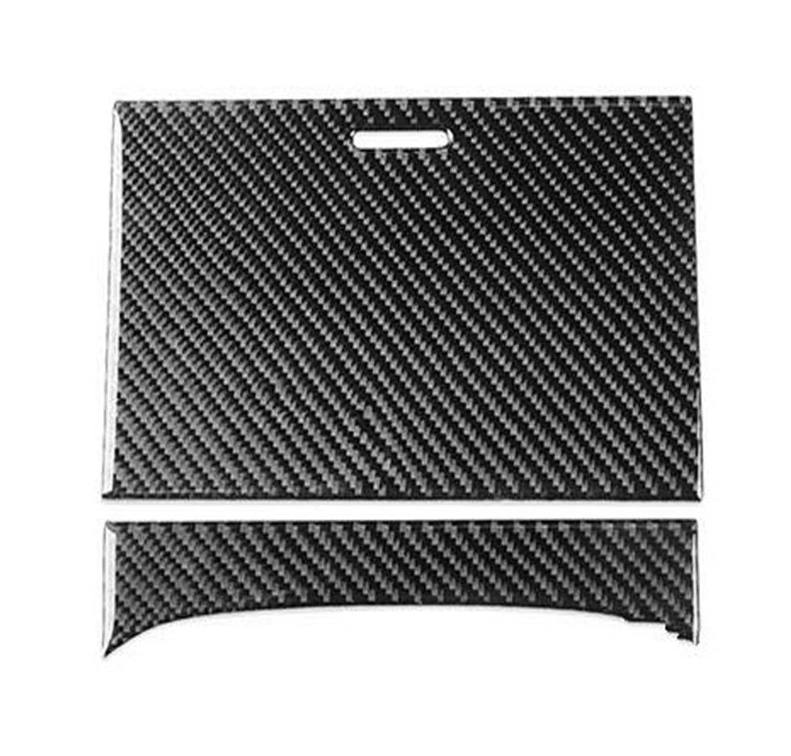 Interieur Dekor Zierleiste Für Mazda Für CX9 Für CX-9 2010-2015 Carbon Faser Zentrale Wasser Tasse Lagerung Panel Auto Innen Dekorative Aufkleber Mittelkonsole Dekor(Schwarz,3) von YANGTINGTING