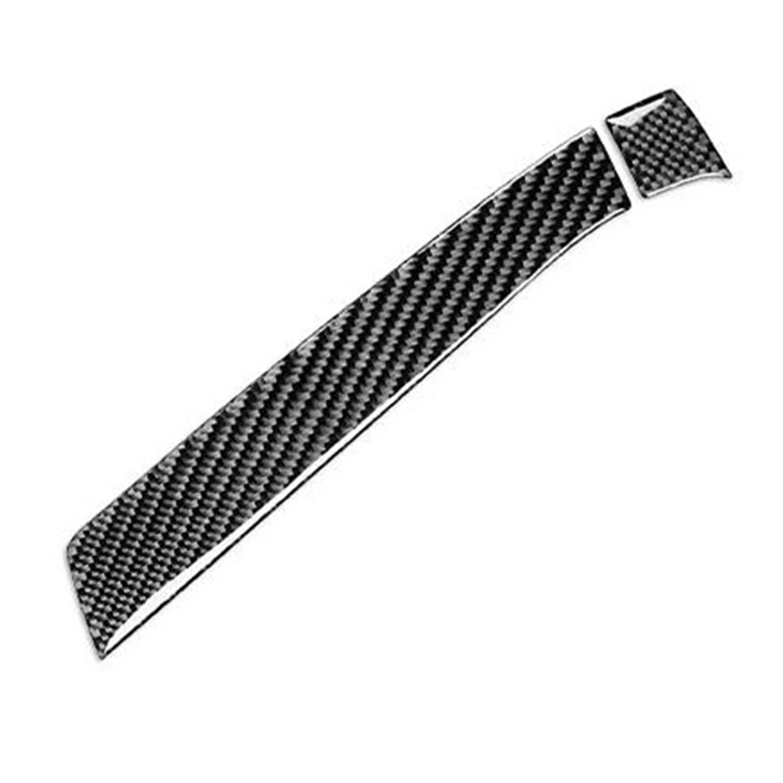 Interieur Dekor Zierleiste Für Q7 2007-2015 Carbon Fiber Innen Tür Push Armlehne Panel Trim Streifen Auto Innen Dekorative Aufkleber Mittelkonsole Dekor(1 Black LHD) von YANGTINGTING