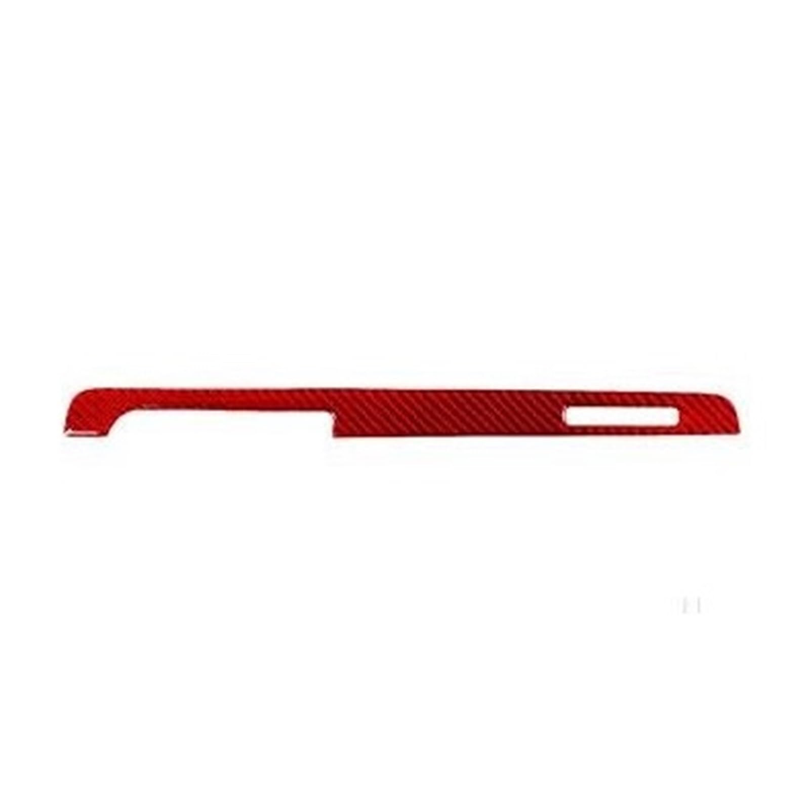 Interieur Dekor Zierleiste Für TT Für 8n Für 8J Für MK123 Für TTRS 2008-2014 Co-Pilot Panel Trim Streifen Auto Innen Aufkleber Mittelkonsole Dekor(Red,LHD) von YANGTINGTING