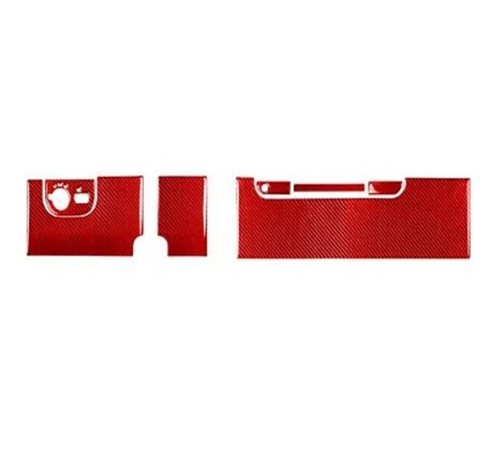 Interieur Dekor Zierleiste Für TT Für MK1 Für 8N 2001-2006 Co-Pilot Handschuh Box Panel Trim Streifen Auto Innen Dekorative Aufkleber Mittelkonsole Dekor(4 Red) von YANGTINGTING