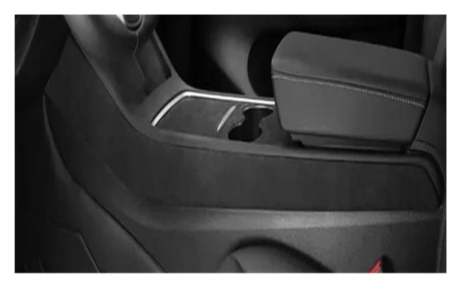 Interieur Dekor Zierleiste Für Tesla Für Modell Für Y Für Modell 3 Auto Center Konsole Seite Panel Aufkleber Abdeckung Sitz Seite Panel Dekoration Streifen Mittelkonsole Dekor(Schwarz) von YANGTINGTING