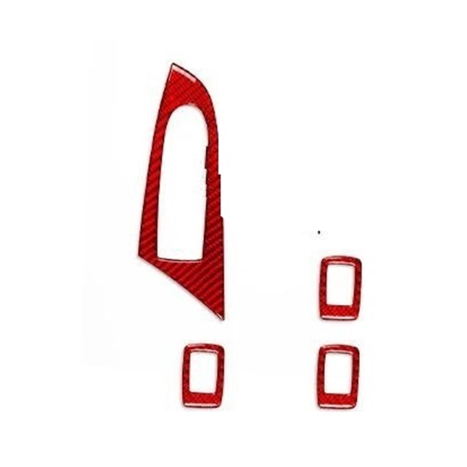 Interieur Dekor Zierleiste Für X3 Für F25 2011-17 Für X4 Für F26 2014-2017 Innen Fenster Lift Panel Auto Innen Dekorative Aufkleber Mittelkonsole Dekor(Red,LHD) von YANGTINGTING