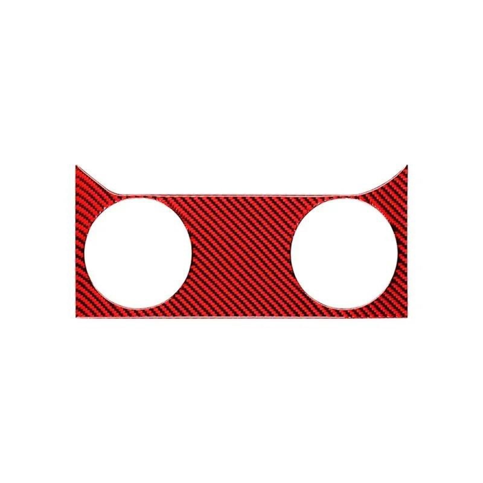 Mittelkonsole Interieurleisten Aufkleber Für Ford Für Mustang GT 2005-2009 S197 Auto Interior Center Air Vents Rahmen Trim Aufkleber Aufkleber Dekor Abdeckung Panel Schutz Rahmen Trim Aufkleber(Red) von YANGTINGTING