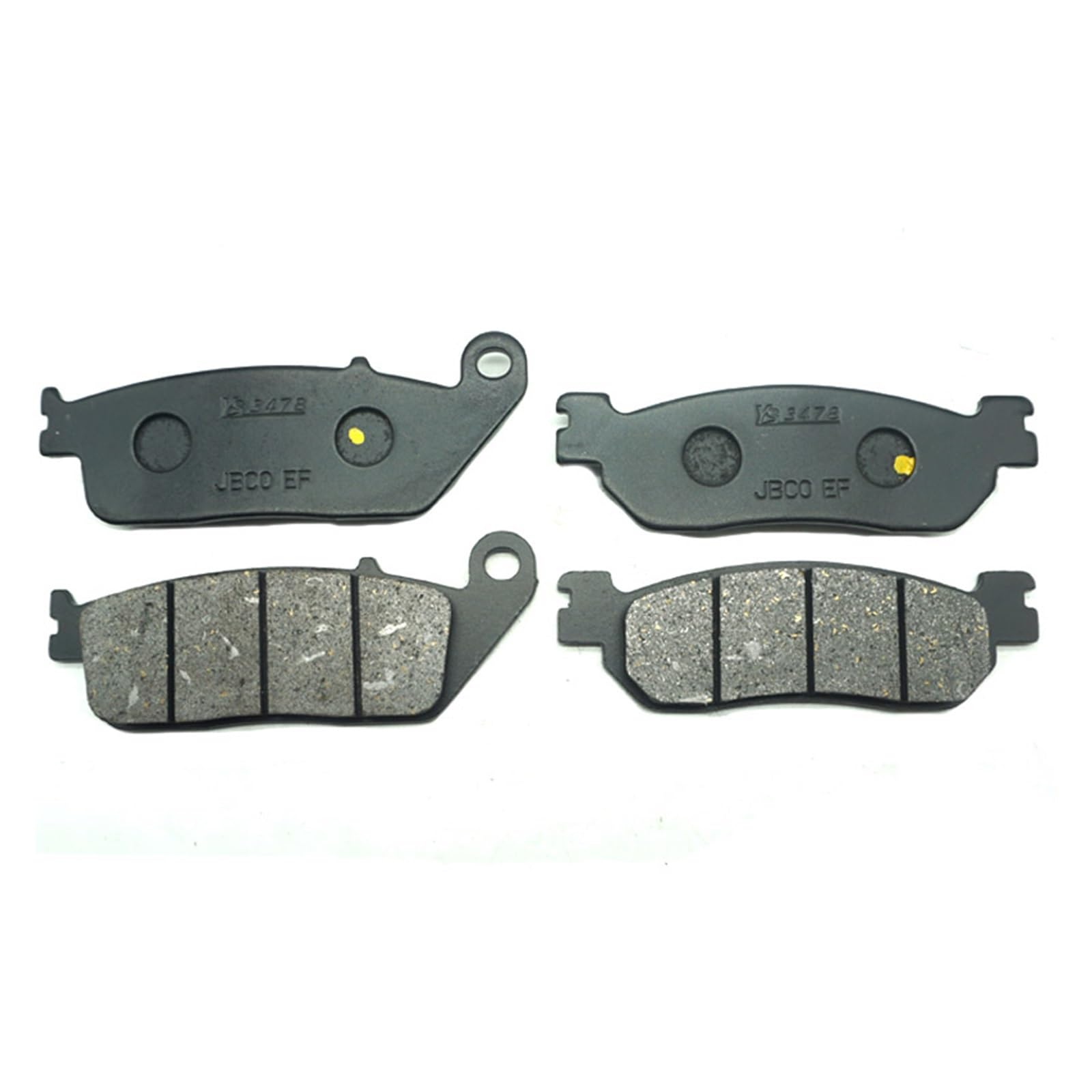 Motorrad-Bremsbeläge Für YP250R Für X-MAX Für 250 Für ABS 2010-2021 Motorrad Vorne Hinten Bremsbeläge Scheibenbremsbeläge(Front Rear Pads) von YANGTINGTING