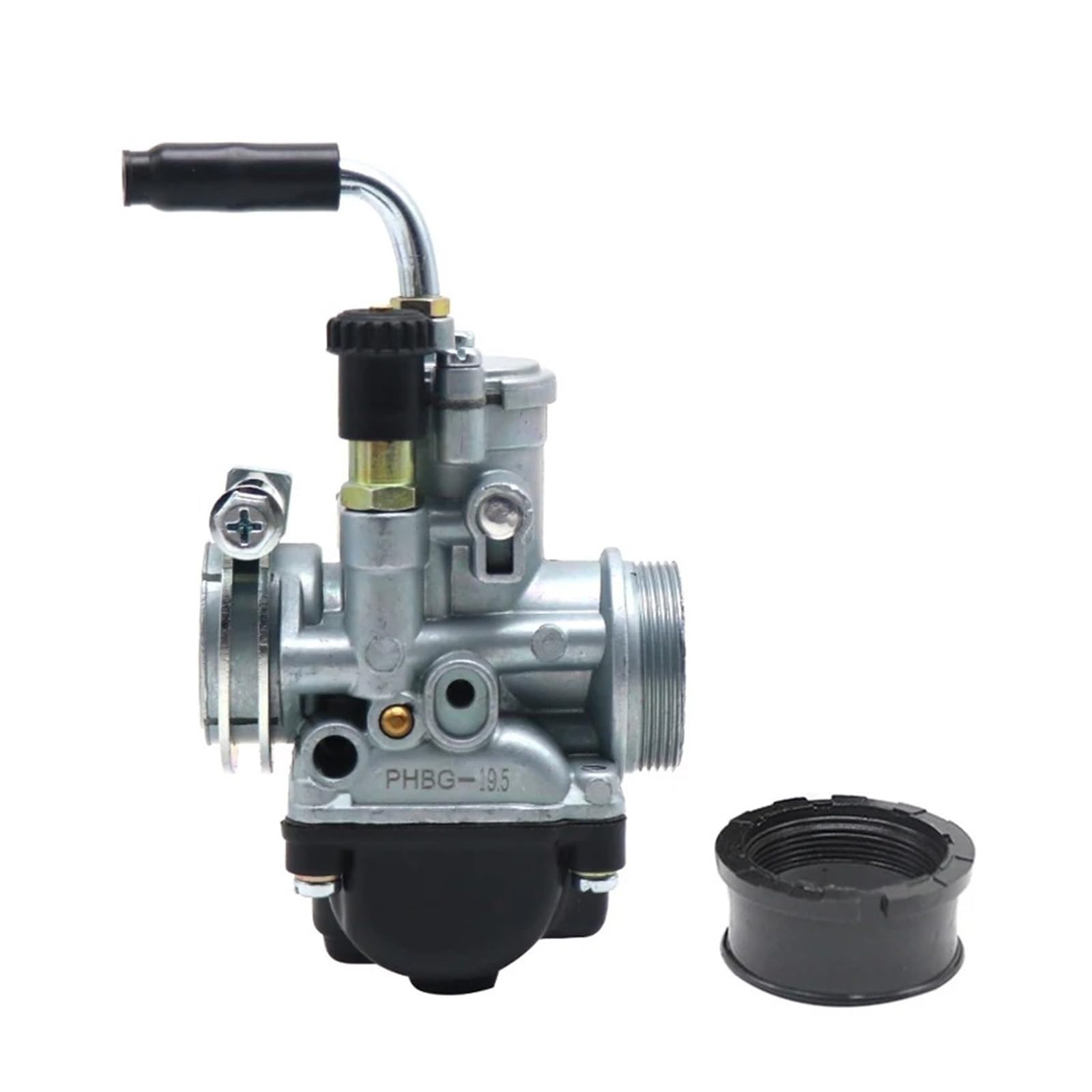 Motorrad Vergaser Für Dellorto PHBG 17,5mm 19,5mm 21mmAS/AD 50cc-90cc Motor Jog50 Dio90 Racing Motorrad Vergaser Motorrad Carburetor(17.5AD A) von YANGTINGTING