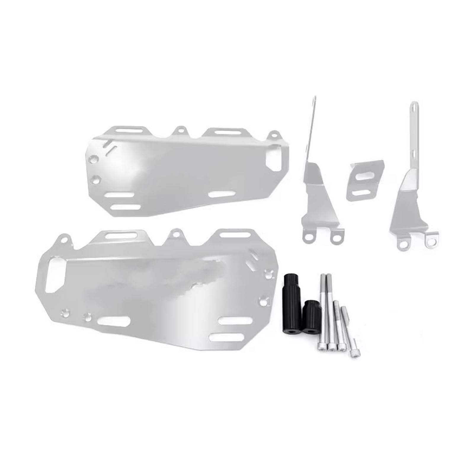 Motorrad-hinterer Gepäckbrücke Für CFMOTO 450MT 2023-2024 Motorrad Hinten Gepäck Rack Halterung Seite Stehen Sattel Tasche Halter Hinten Gepäck Rack(Silber) von YANGTINGTING