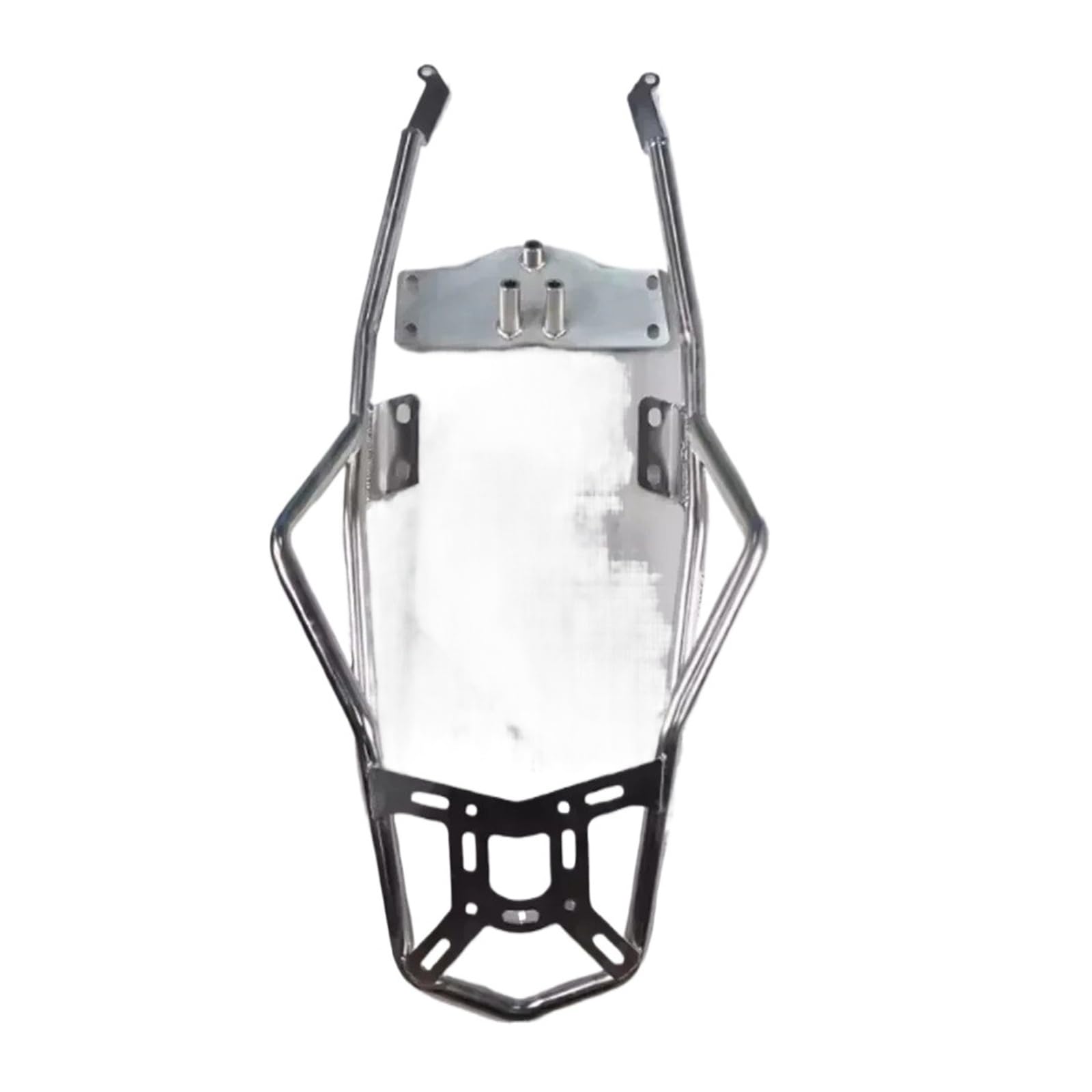 Motorrad-hinterer Gepäckbrücke Für CFMOTO Für 450NK Für 450SR Motorrad Gepäckträger Kofferraumträger Seitenkastenhalterung Heckflügelträger Armlehne Hinten Gepäck Rack(Stainless iron-450NK) von YANGTINGTING