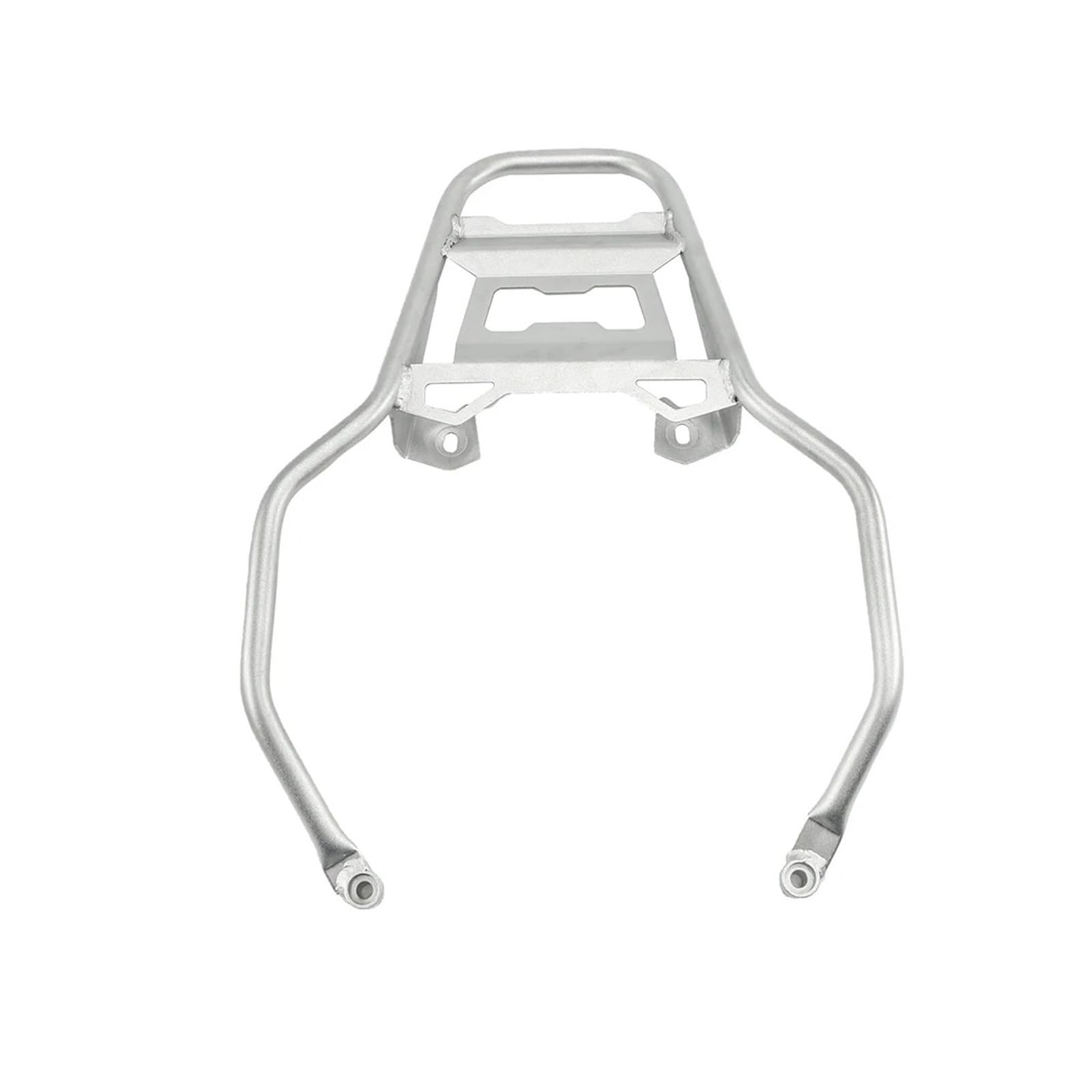 Motorrad-hinterer Gepäckbrücke Für F850GS Für F750GS Für Abenteuer 2018-2024 Motorrad Schwanz Trunk Seite Fall Pannier Unterstützung Hinten Gepäck Rack(Silver Top Rack) von YANGTINGTING