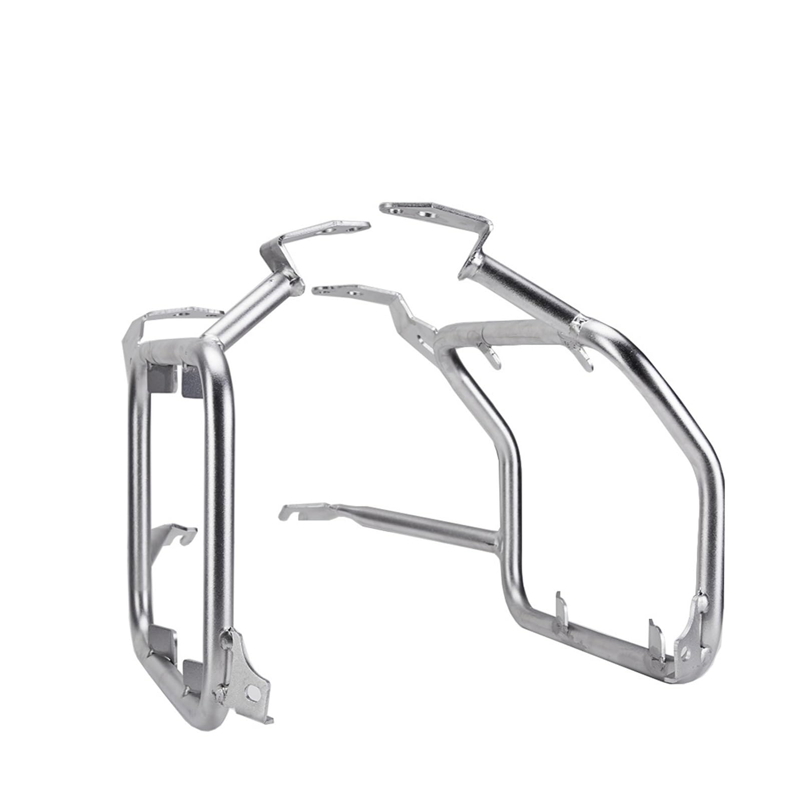 Motorrad-hinterer Gepäckbrücke Für Für R1250Gs Für R1200Gs Für LC Für Adventure 2013-2019 Pannier Rack Edelstahl-Schwanzkastenrahmen Hinten Gepäck Rack(Silver Side RACKS) von YANGTINGTING