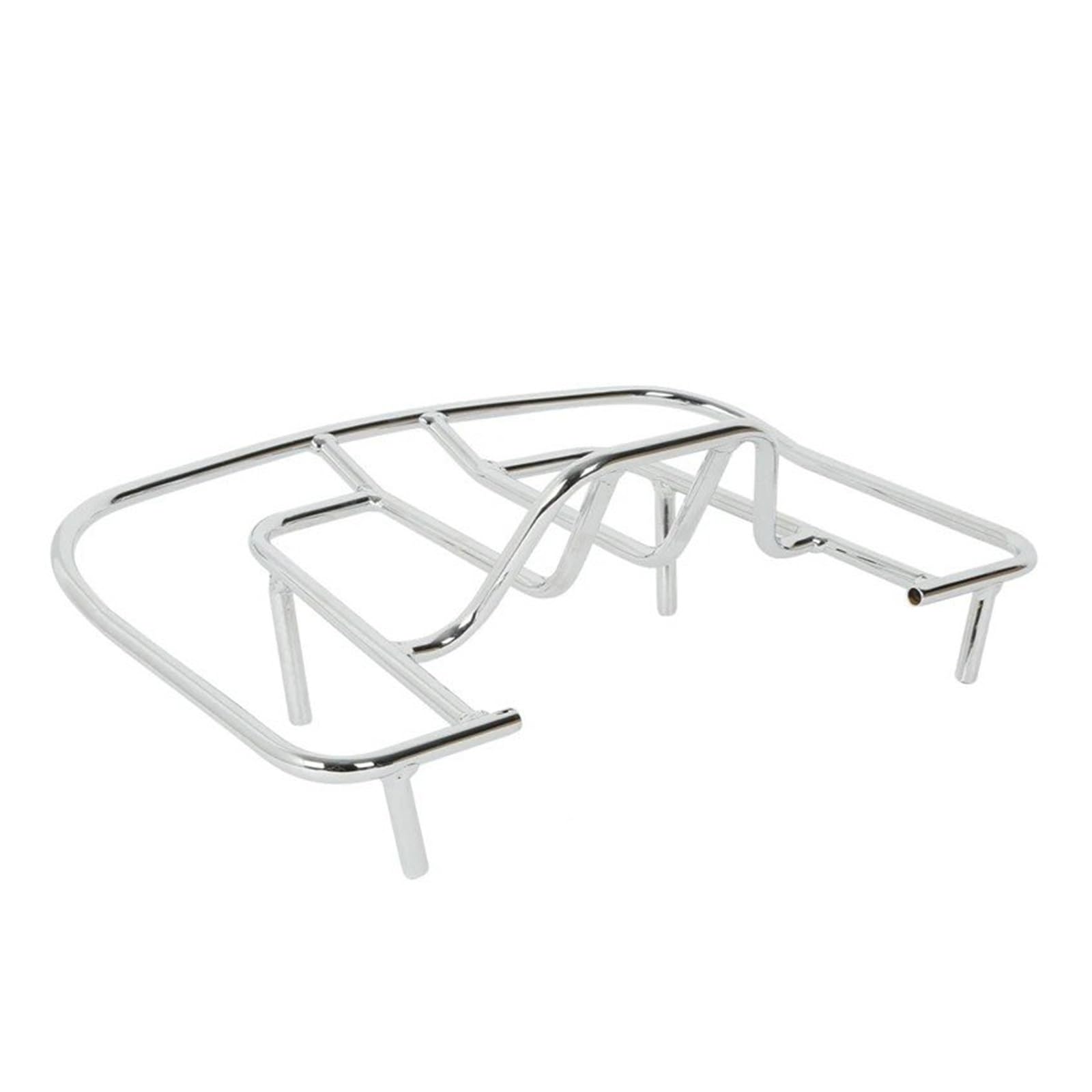 Motorrad-hinterer Gepäckbrücke Für GL1800 Für Goldwing Für 1800 2001-2017 Motorrad Stamm Tourbox Montage Gepäck Rack Hinten Gepäck Rack(Chrome) von YANGTINGTING