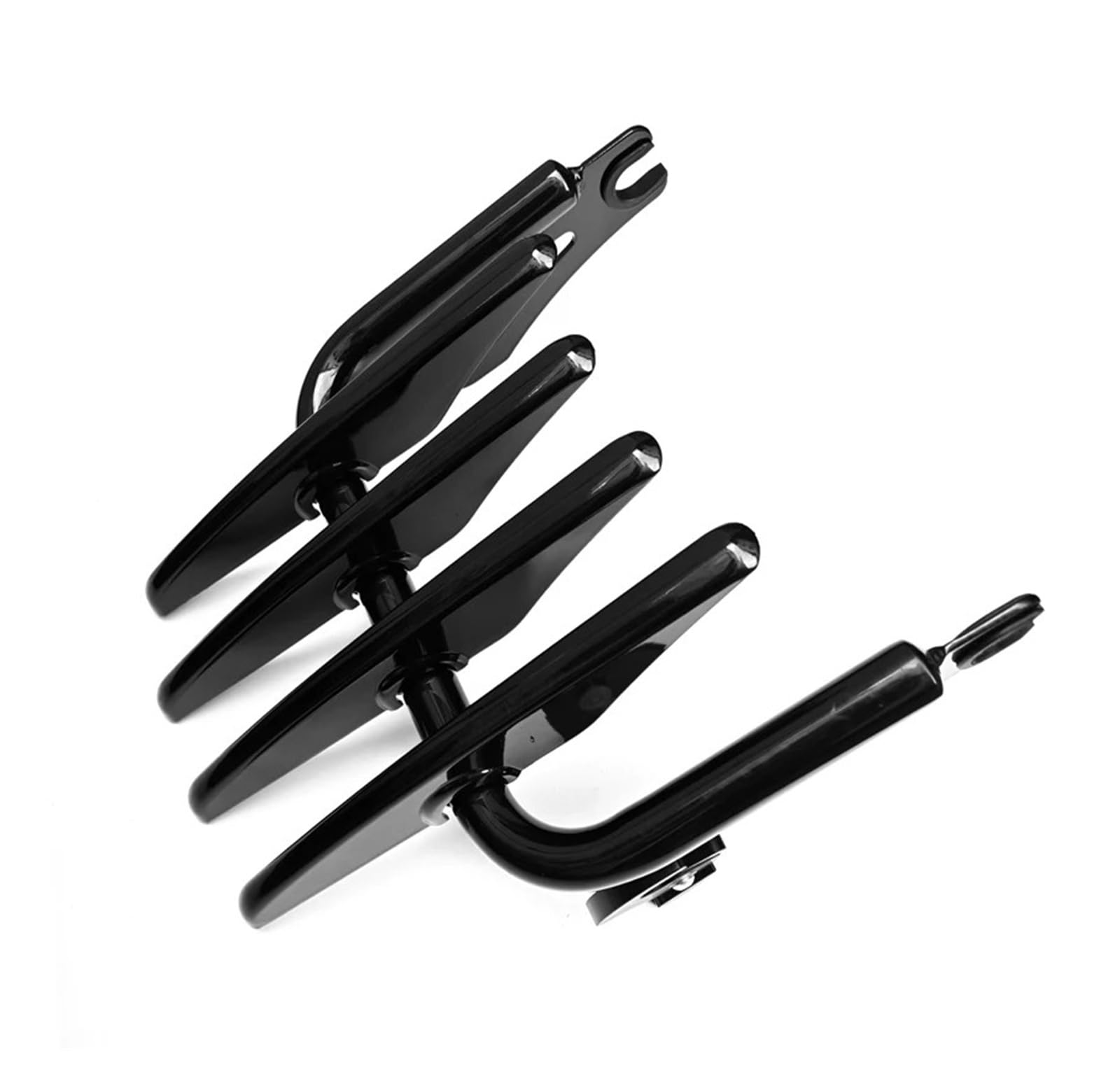 Motorrad-hinterer Gepäckbrücke Für Touring Für Street Für Road Für Electra Für Glide Für Road Für King Für Ultra Für Limited 09-24 Gepäckträger Hinten Gepäck Rack(Schwarz) von YANGTINGTING