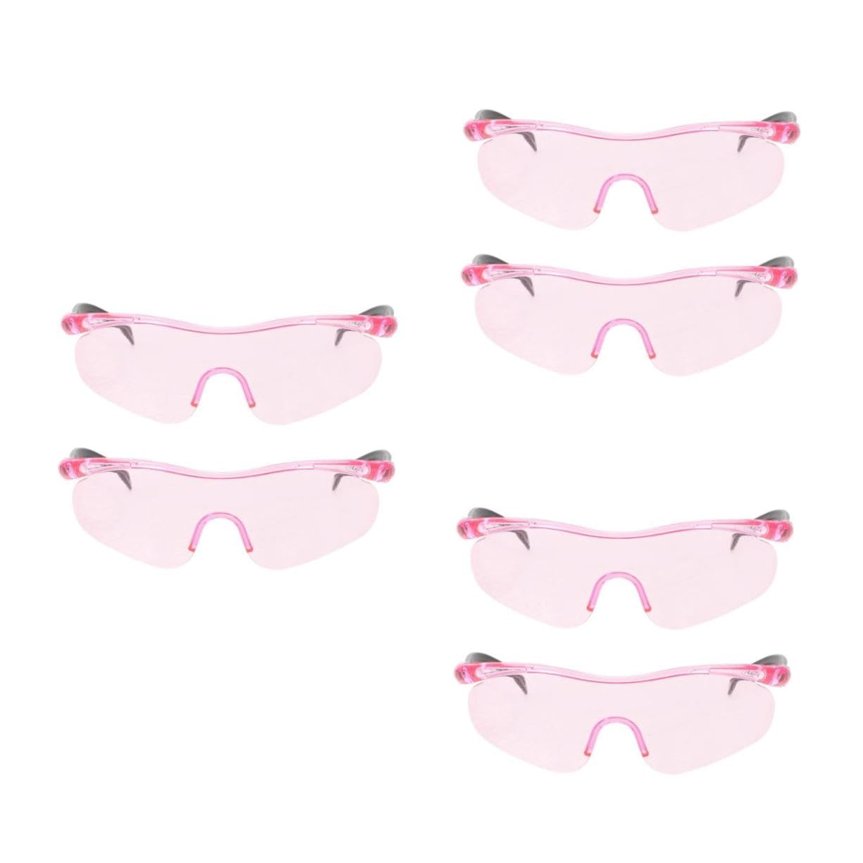 YARNOW 3 Sätze Kinderbrillen Sicherheits-sonnenbrille Schutzbrille Für Sicherheitsglas Schutzbrille Für Damen Baubrillen Chemie Brille Augenschutz Rosa Pc-polycarbonat 2 Stück * 3 von YARNOW