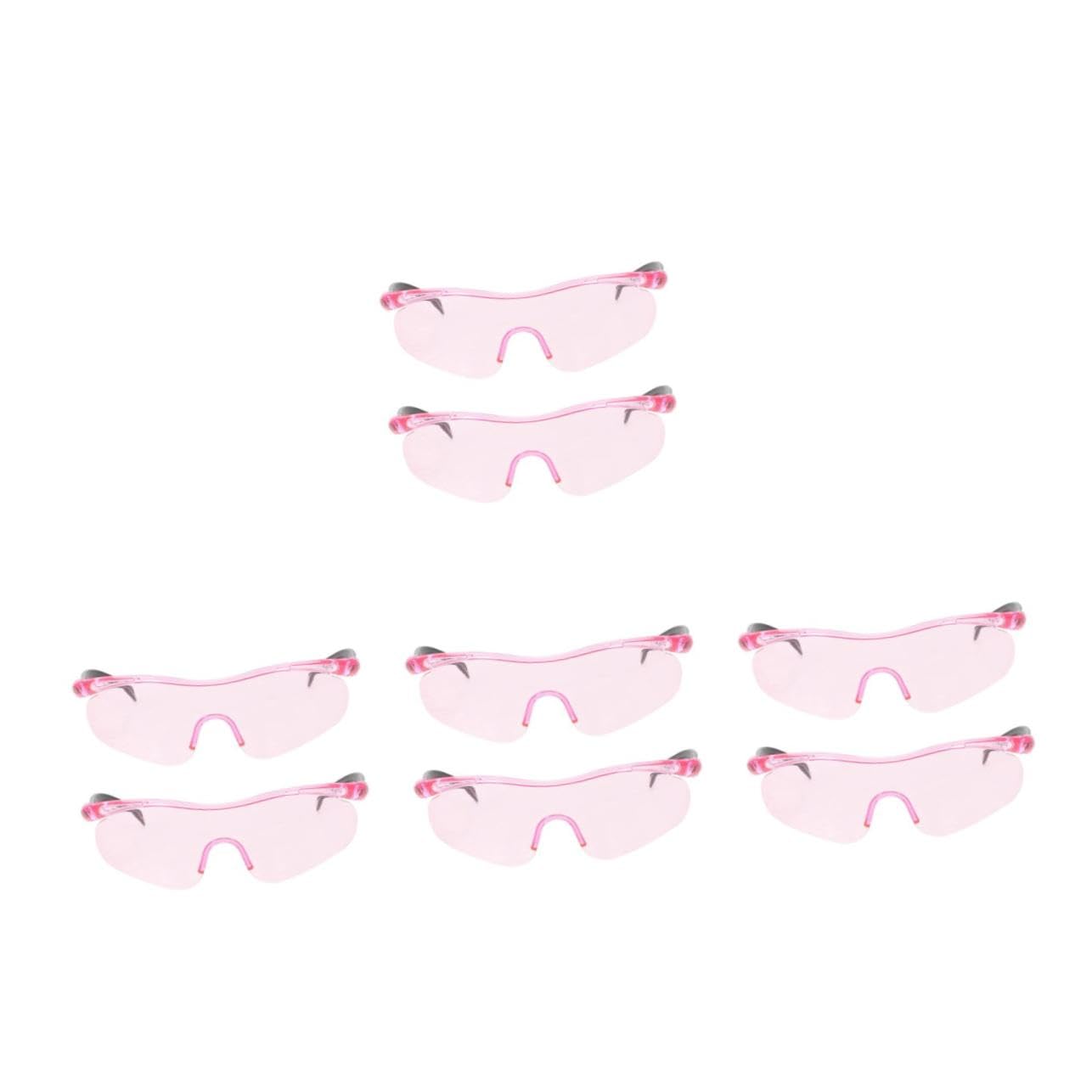 YARNOW 4 Sätze Kinderbrillen Bau Von Schutzbrillen Schutzbrille Für Damen Chemie Brille Schutzbrille Über Brille Über Brille Schutzbrille Arbeitsschutzbrille Plastik Rosa 2 Stück * 4 von YARNOW