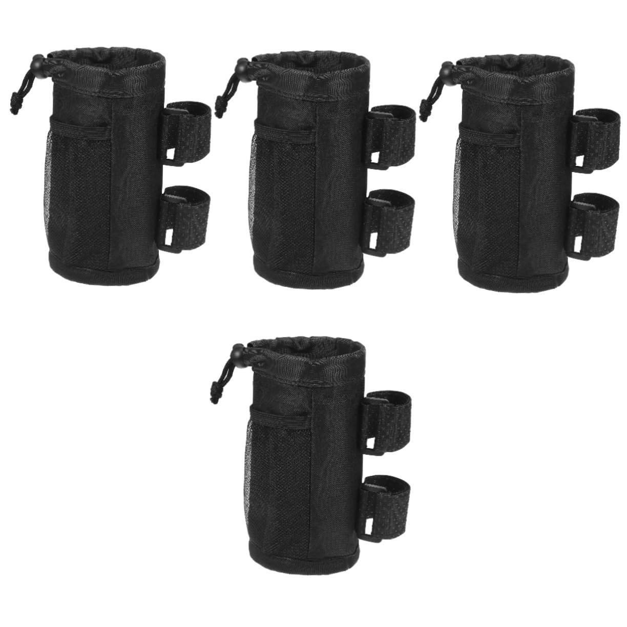 YARNOW 4 Stück 1 cupholder mug holder tassen aufhänger Getränkehalter für Trinkflaschenhalter fürs Fahrrad Getränkehalter für Scooter Fahrrad flaschenhalterung Polyester von YARNOW