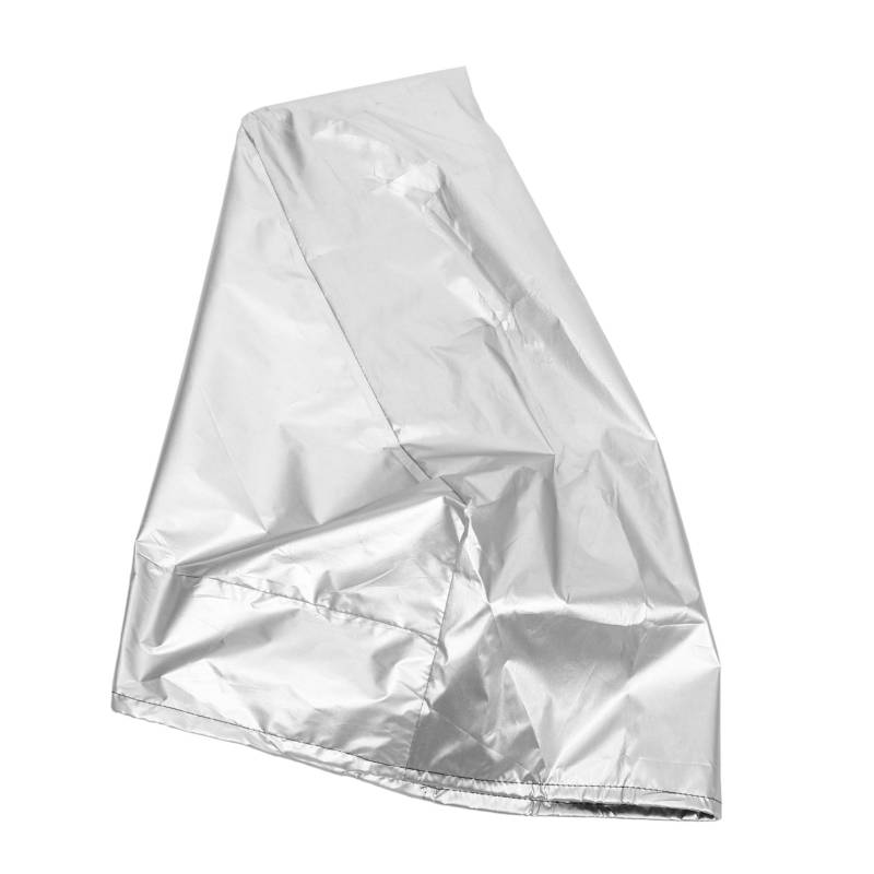 YARNOW Bootssitzbezug schwenken Klappstuhlbezug für Boote Plane wasserdichter Sitz Kontrolle Sitzbezüge für Fischerboote Stuhlabdeckung für Boote Bootszubehör Polyester (Polyester) Silver von YARNOW