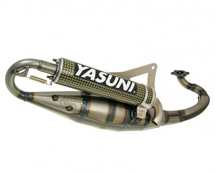 Auspuff YASUNI Scooter R Carbon/Aramid - Derbi-Paddock 50 AC von YASUNI