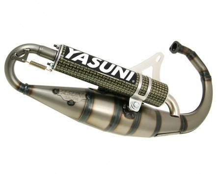 Auspuff YASUNI Scooter R Carbon/Aramid - ITALJET Pista 50 von YASUNI