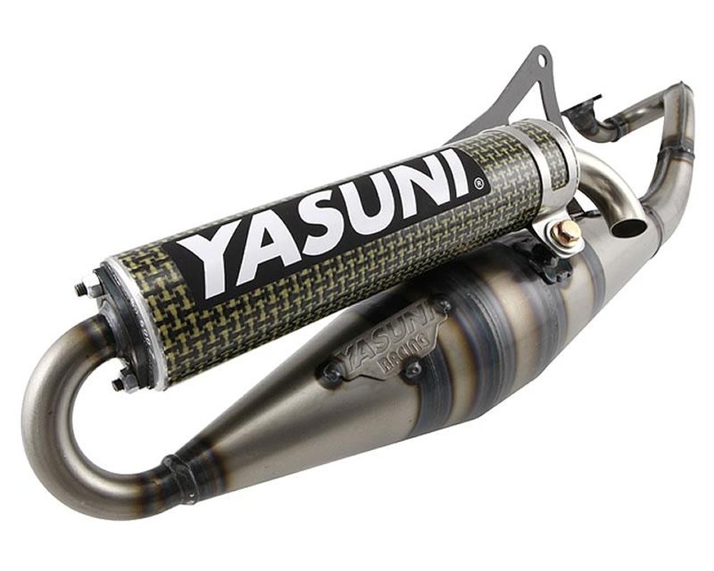 Auspuff YASUNI Scooter Z Aramid - MALAGUTI F12 Phantom 50 LC (wasser) (Bj. 2000 bis 2004) von YASUNI