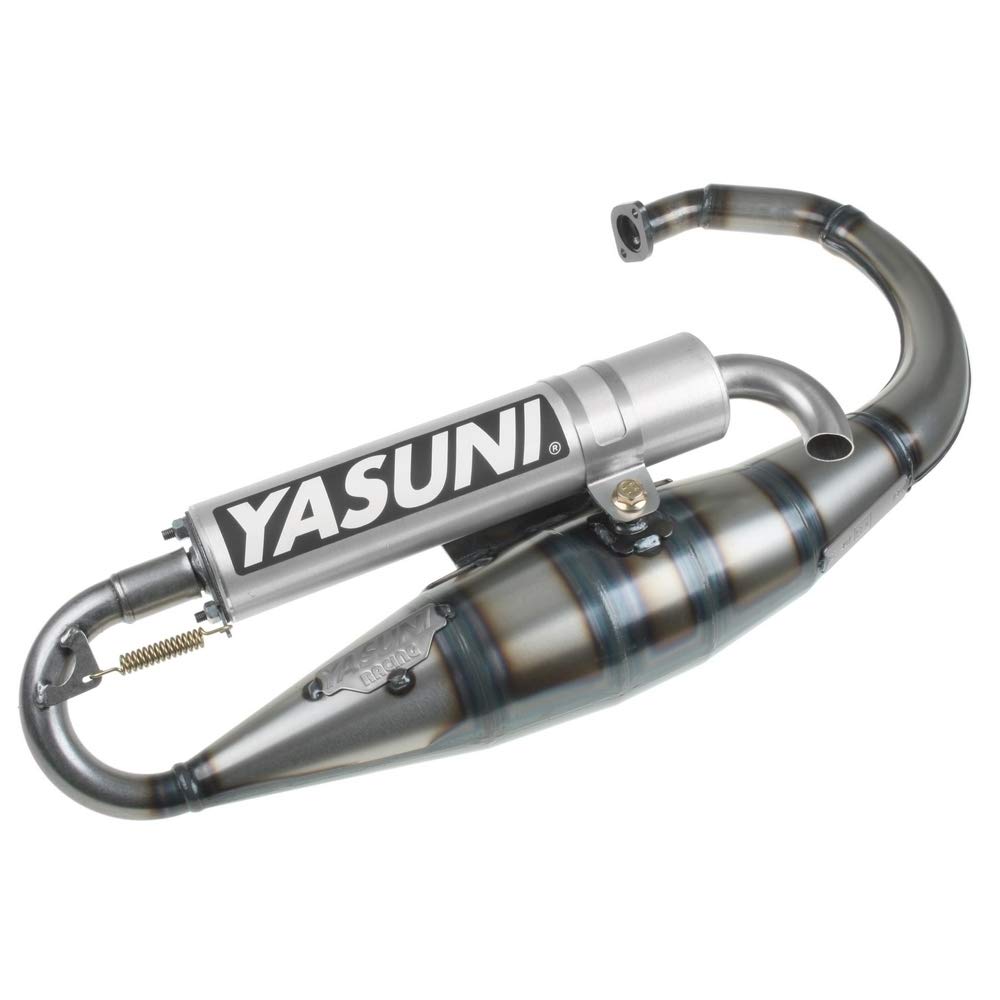 Auspuff Yasuni Scooter R Aluminium für Minarelli stehend von YASUNI