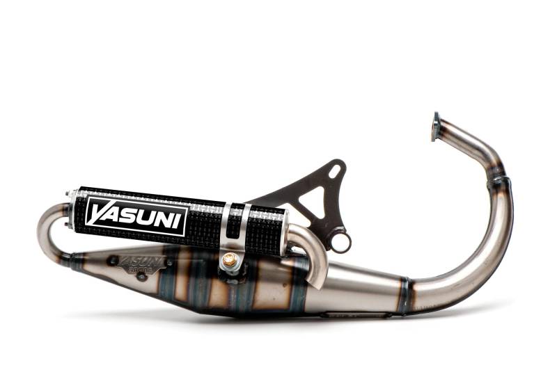 Auspuff Yasuni Scooter Z Carbon für Minarelli stehend von YASUNI