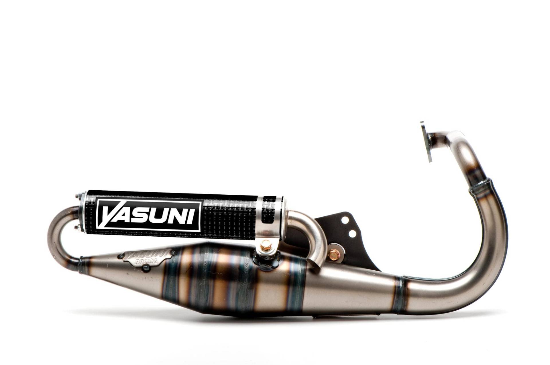 Auspuff Yasuni Scooter Z Carbon für Peugeot stehend von YASUNI