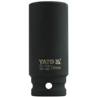 YATO Kraft-Stecknuss Maße Antriebsvierkant: 12,5 (1/2)mm (Zoll) YT-1044 von YATO