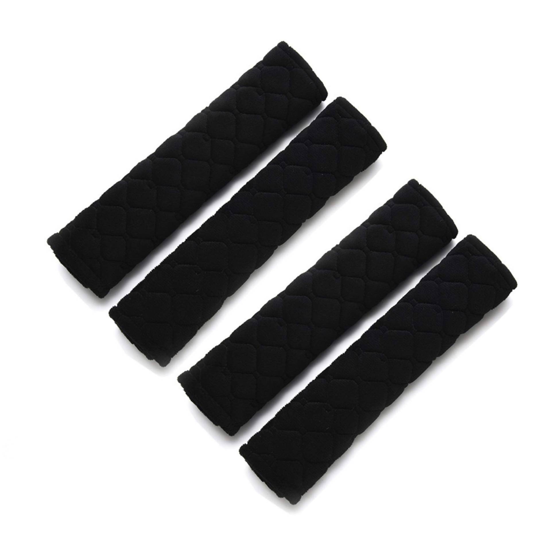 Gurtschoner, 4 Pack Auto sicherheitsgurt schulterpolster, Adult seat belt pad Samtoberfläche Abnehmbar Waschbar, für mehr Komfort auf der Reise von YAVO-EU