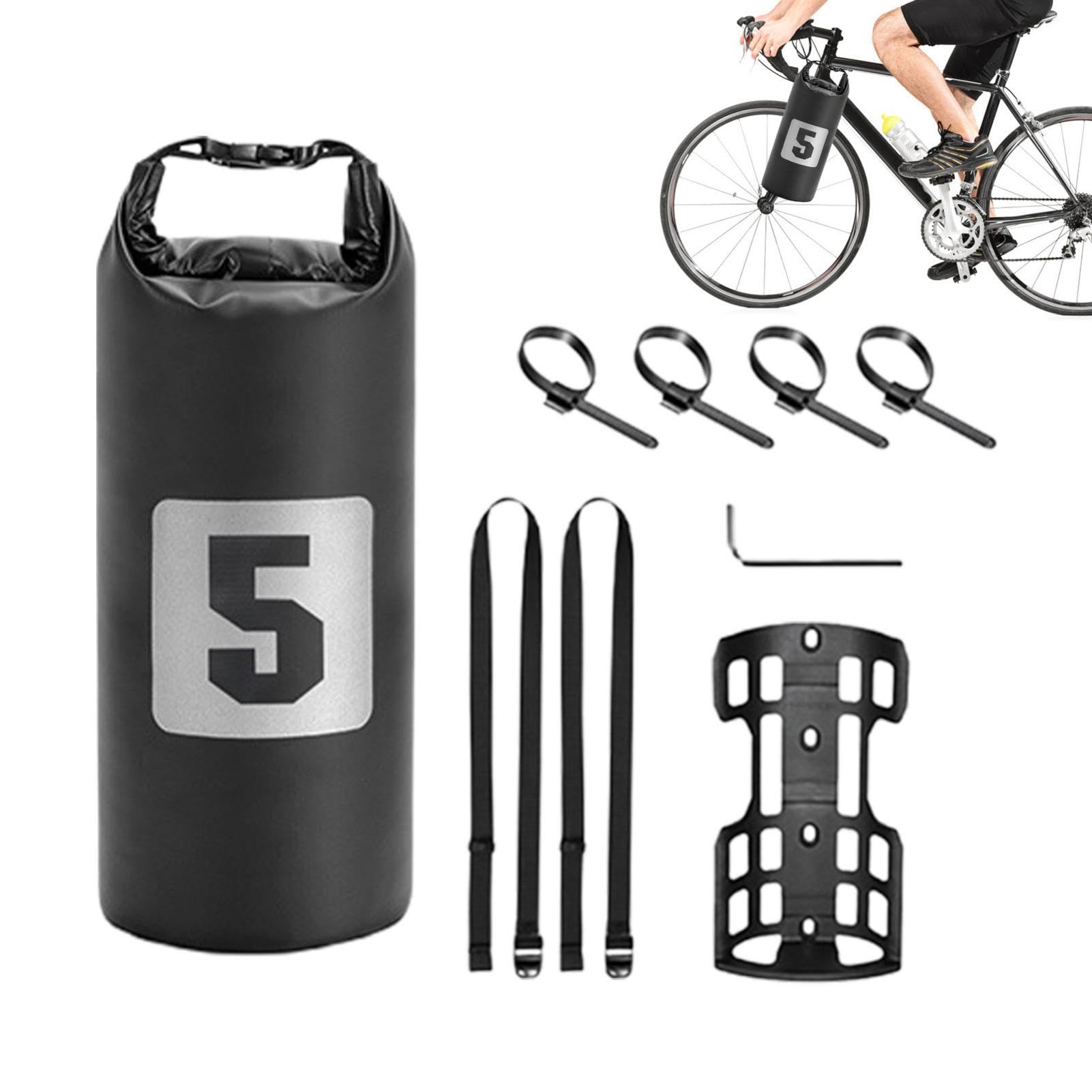 Fahrrad-Gepäckträgertasche, Fahrradgabeltasche – Tragbares Fahrradpaket, tragbar, robust, Fahrradtasche, Fahrradtasche für Rennräder, Radfahren im Freien von YAVQVIN