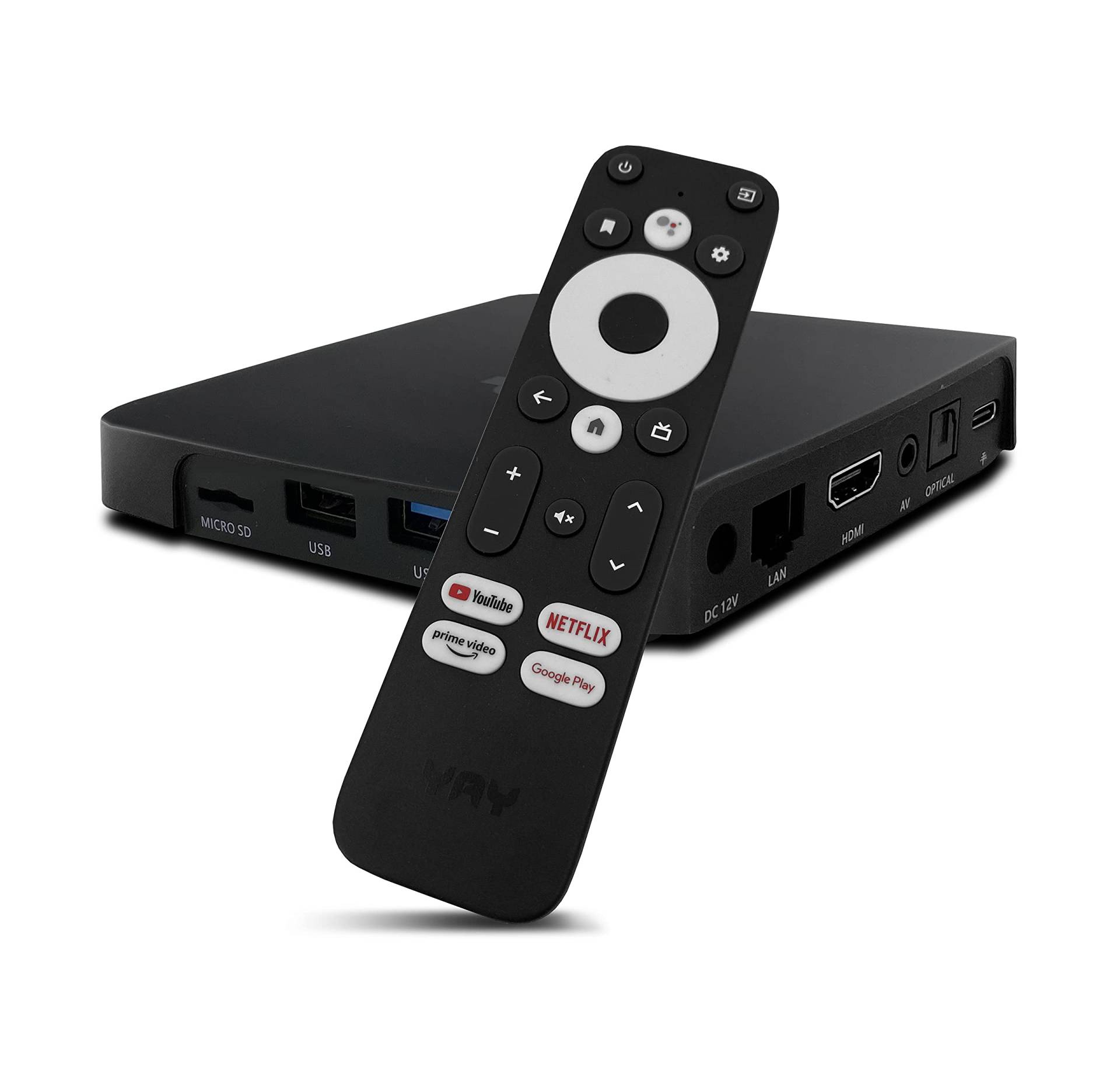 YAY GO Android TV HIGH-END 4K UHD Streaming Box Android 10.0 und Chromecast integriert von YAY