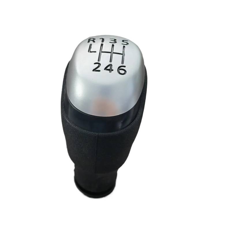 Auto Schaltknauf Für Renault Für Clio 4 IV MK4 5/6 Gang Schaltknauf Manuelle Stick Kopf Shifter Hebel Griff Auto Innen Ersatz Zubehör(Matt 6 Speed) von YBCVEPQ