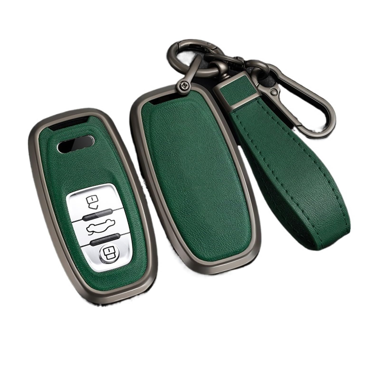 Autoschlüssel Gehäuse Für A1 A3 8V A4 B8 B9 A5 A6 C7 A7 A8 Q3 Q5 Q7 S4 S6 S7 S8 R8 TT Auto Schlüssel Fall Abdeckung Shell Fob Schlüsselbund Zubehör(Gold) von YBCVEPQ