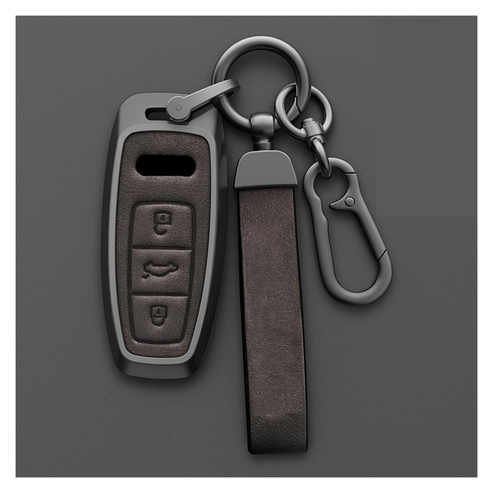 Autoschlüssel Gehäuse Für A6 A7 A8 C8 Q8 D5 E-Tron Legierung Stil Auto Schlüssel Fall Abdeckung Shell Fob Fob Schutz Keyless Schlüsselbund Auto Zubehör von YBCVEPQ