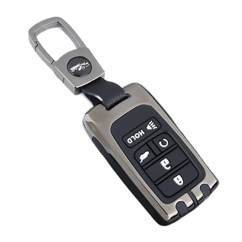 Autoschlüssel Gehäuse Für CRV CR-V Fit Civic Accord HR-V HRV Stadt Odyssey XR-V Auto Schlüssel Fall Abdeckung Shell Fob Remote Key Protector Halter Tasche(Silver) von YBCVEPQ